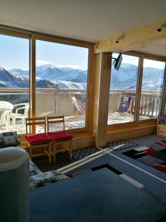 Macot-la-Plagne Appartement D'Une Chambre A La Plagne Aime 2000 A 10 M Des Pistes Avec Vue Sur La Ville Et Terrasse Amenagee מראה חיצוני תמונה