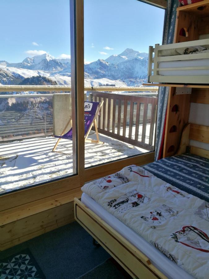 Macot-la-Plagne Appartement D'Une Chambre A La Plagne Aime 2000 A 10 M Des Pistes Avec Vue Sur La Ville Et Terrasse Amenagee מראה חיצוני תמונה